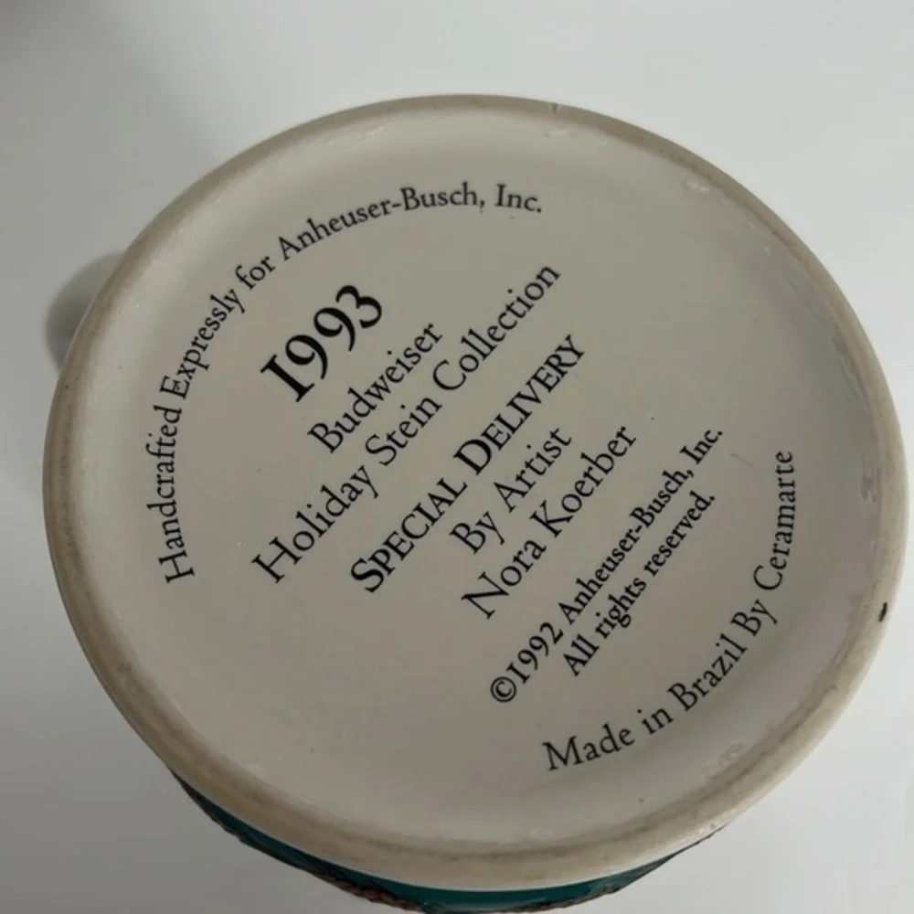 Anheuser-Busch, Budweiser Holiday Stein Collection